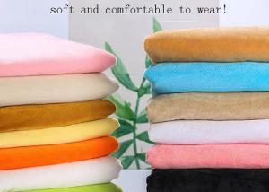 Quality Baby Clothes Spandex Velvet Fabric Stretchy Super Soft Velboa for sale