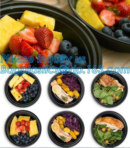 Healthy Plastic Food Storage Box from Freezer to Microwave,lunch box 2 compartment hot microwave food container bagease