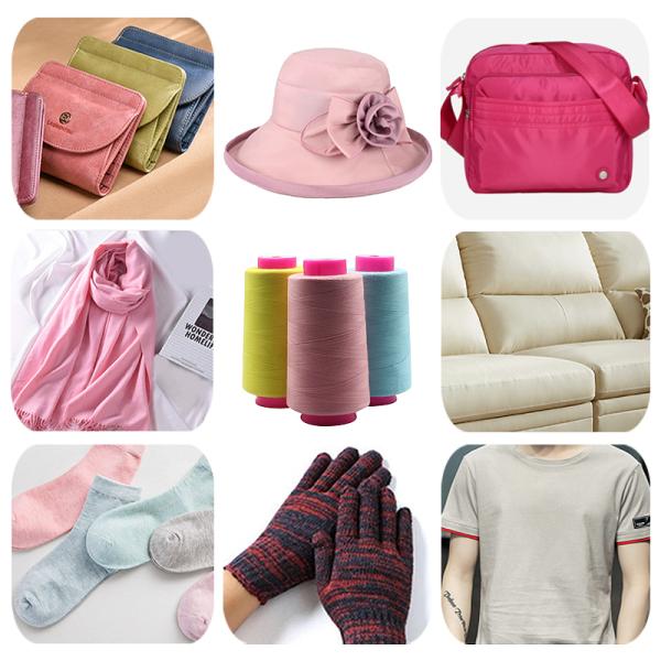 4 Large Cones of White Polyester Threads for Sewing Quilting Durable OEM ODM Accepted