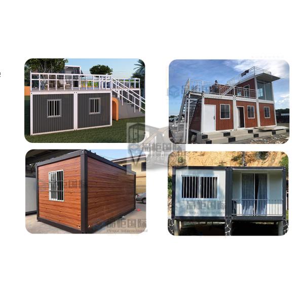 Container Houses Portable Luxury Prefabricated 20ft 40ft Homes with Customized Color