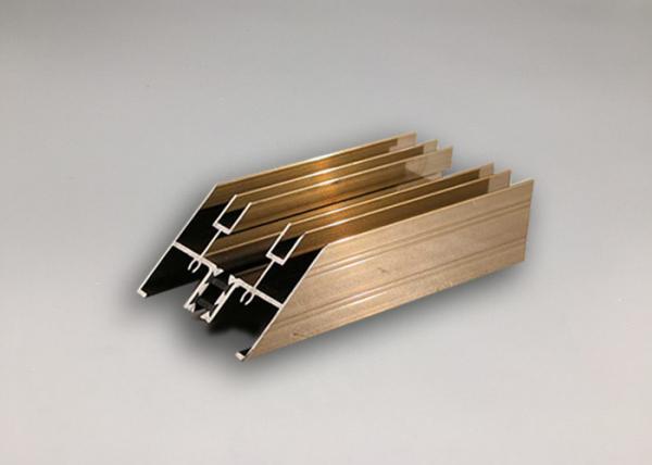 Buy Gold Silver Color Anodized Aluminum Profiles Extruded Aluminum T Slot at wholesale prices