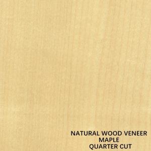 Quality American Natural Maple Wood Veneer Quarter Cut Thickness 0.5mm Good Quality For Furniture And Musical Instrument for sale