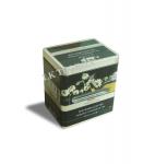 Pvc Window Green Tea Tin Boxes With Lids , Loose Tea Containers PMS Printing