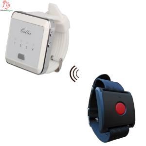 Quality Portable Panic Button Light And Vibration Pager Personal Panic Alarm System for sale