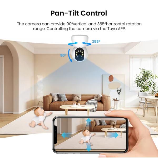 Ip Smart Camera Cctv Wifi Wireless Hd PTZ Camera Indoor 3MP Night Vision Home Security Network Camera
