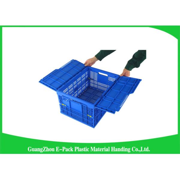 Mesh Folding Storage Crates , Household Collapsible Plastic Storage Bins PP Materials