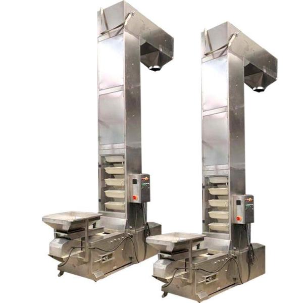 Z Shaped Conveyor Assembly Line Vertical Elevator Hopper Feeder