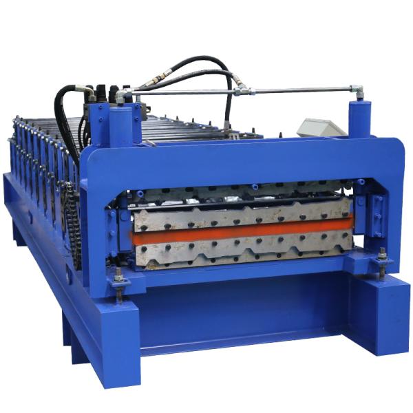 Hot sale high quality double layer ibr and corrugated profile roof sheet roll forming machine