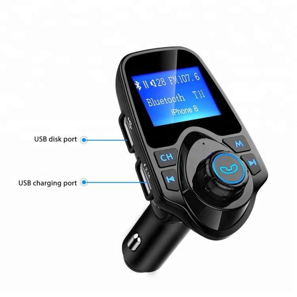 Folder Change Bluetooth FM Transmitter AUX USB Modulator With Wireless MP3 Player Radio