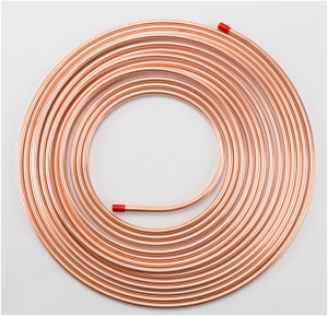 China R410A Copper Pipe Coil 12.7×0.8mm Copper Tube on sale