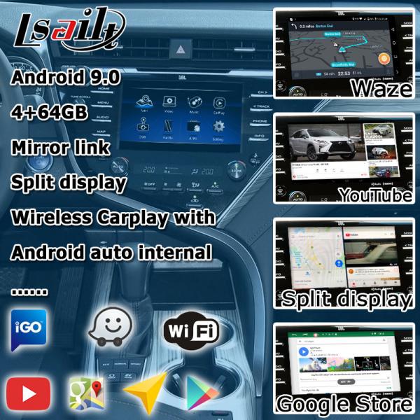 Touchscreen Carplay Android Auto Video Interface Toyota Camry Bluetooth Wifi USB