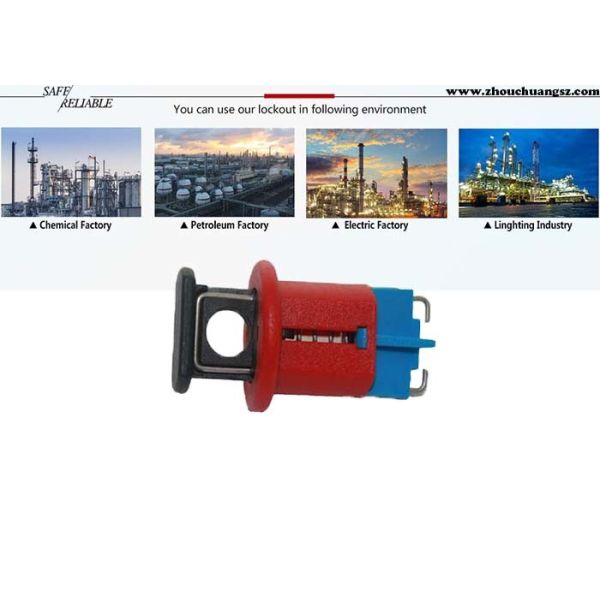 Miniature Circuit Breaker Lockout Security For Padlock Nylon PA Material