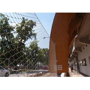 Quality 4.0mm Architectural Wire Mesh Building Protection Net for sale