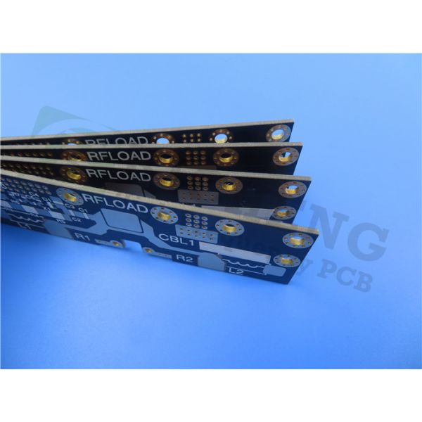 0.6mm TMM3 PCB 20mil Dual Layer Green Soldermask Immersion Gold