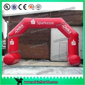 Quality Logo Printing Dragon Shaped Red Inflatable Arch Archway 7 * 4m Custom Inflatable Arch for sale