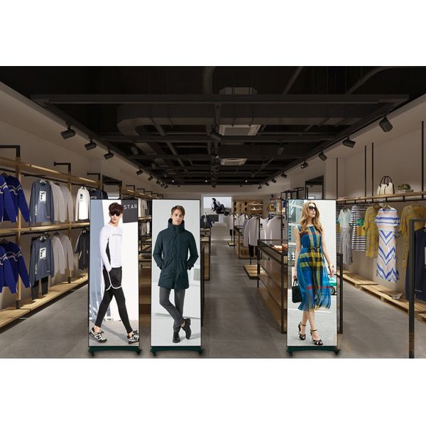 Creative Digital LED Poster Display High Resolution Flexibility Real-Time Updates Energy Saving For Shopping Centers