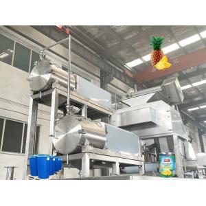 PLC Controlled Aseptic Bag Pineapple Processing Line 20T/H 440V