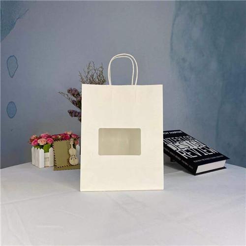 Eco Friendly PVC Custom Printed Paper Bags For Place Bread