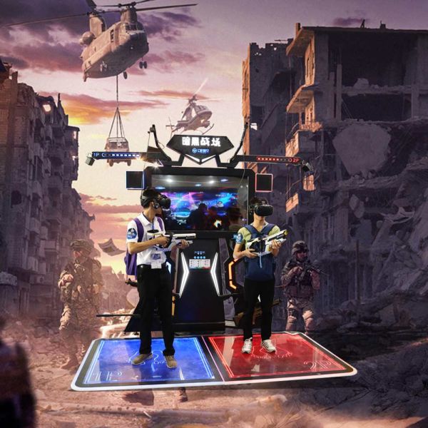 Rated load 400kg FPS Arena 9D Virtual Reality Simulator For Game Center