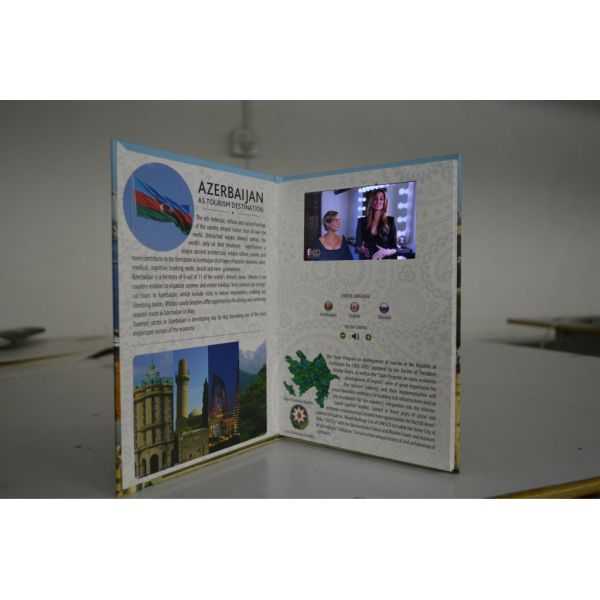 4.3inch LCD screen invitation card video greeting brochure electronic paper card