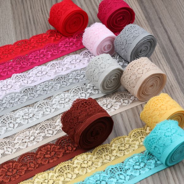2020 hot embroidery for decoration Hollow Flower Ribbon for Sewing Clothing Garment Polyester lace trim