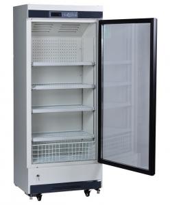 Quality 406L Blood Bank Equipments Glass Door Medicine Refrigerator Digital Screen Display for sale