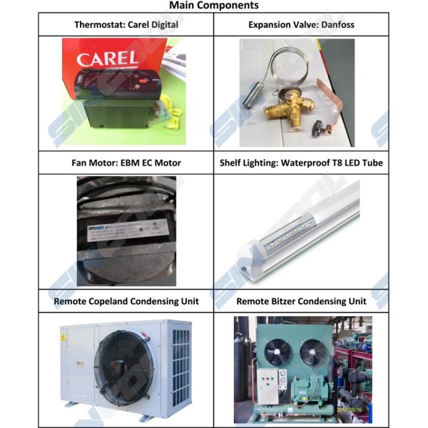 Commercial Style Open Display Fridge Refrigerator For Supermarket Display