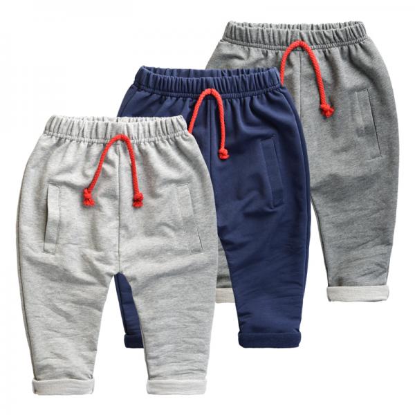China child clothes wholesale custom sweat pants 100% cotton sweatpants for kid