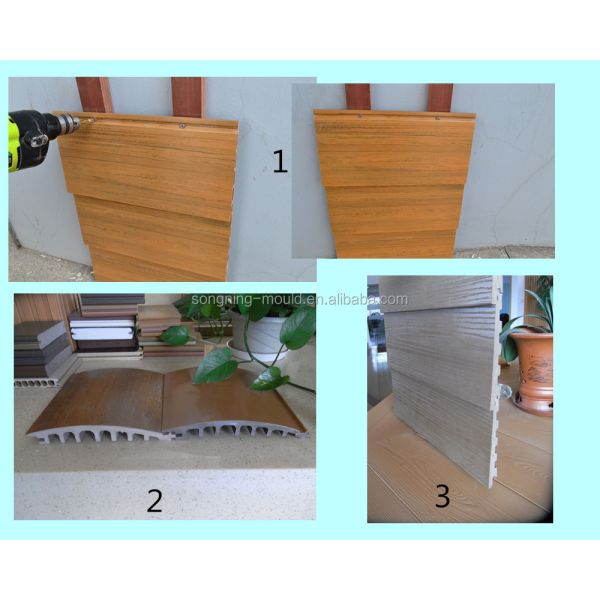 Co-extrusion Technology Outdoor Composite PVC Wall Siding for Cladding and Siding