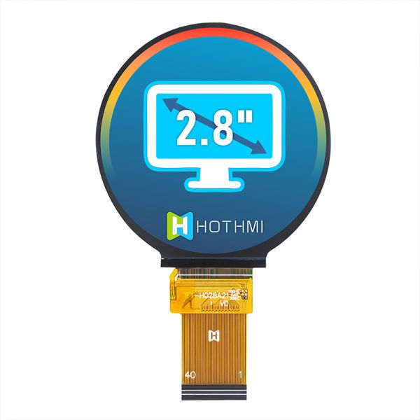 2.8 inch Round TFT LCD Display With ST7701S