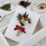 Handmade Beautiful Dried Flowers Greeting Cards For Home / Wedding Decoration