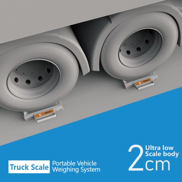 LCD Display Mobile Truck Scale with Static/Dynamic Weighing Mode and 95*48*6cm Dimensions