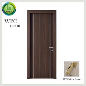 China Residential Wpc Patio Solid Core Bedroom Door Wooden Anti Deformation on sale