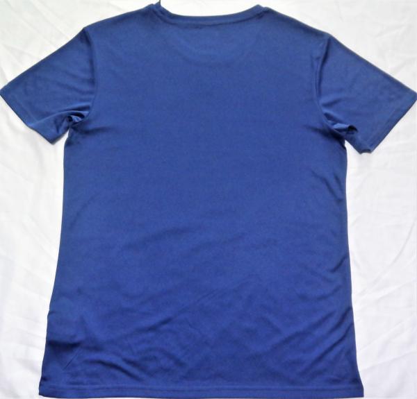Comfortable Pattern Printed 140gsm Mens Round Neck T Shirt Blue