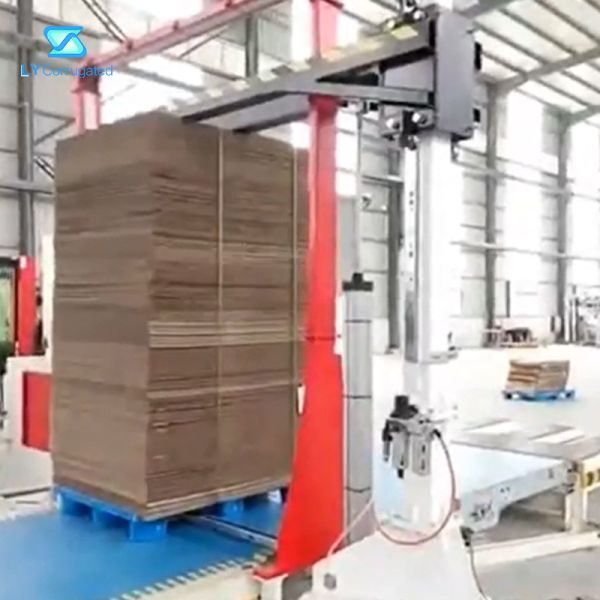 70pcs / hour Carton Packing Machine Electric Pallet PP PET Strapping Wrapping