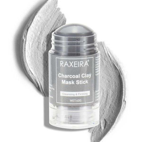 Face Mud Mask Cleansing Brightening Natural Charcoal Clay Mask Stick