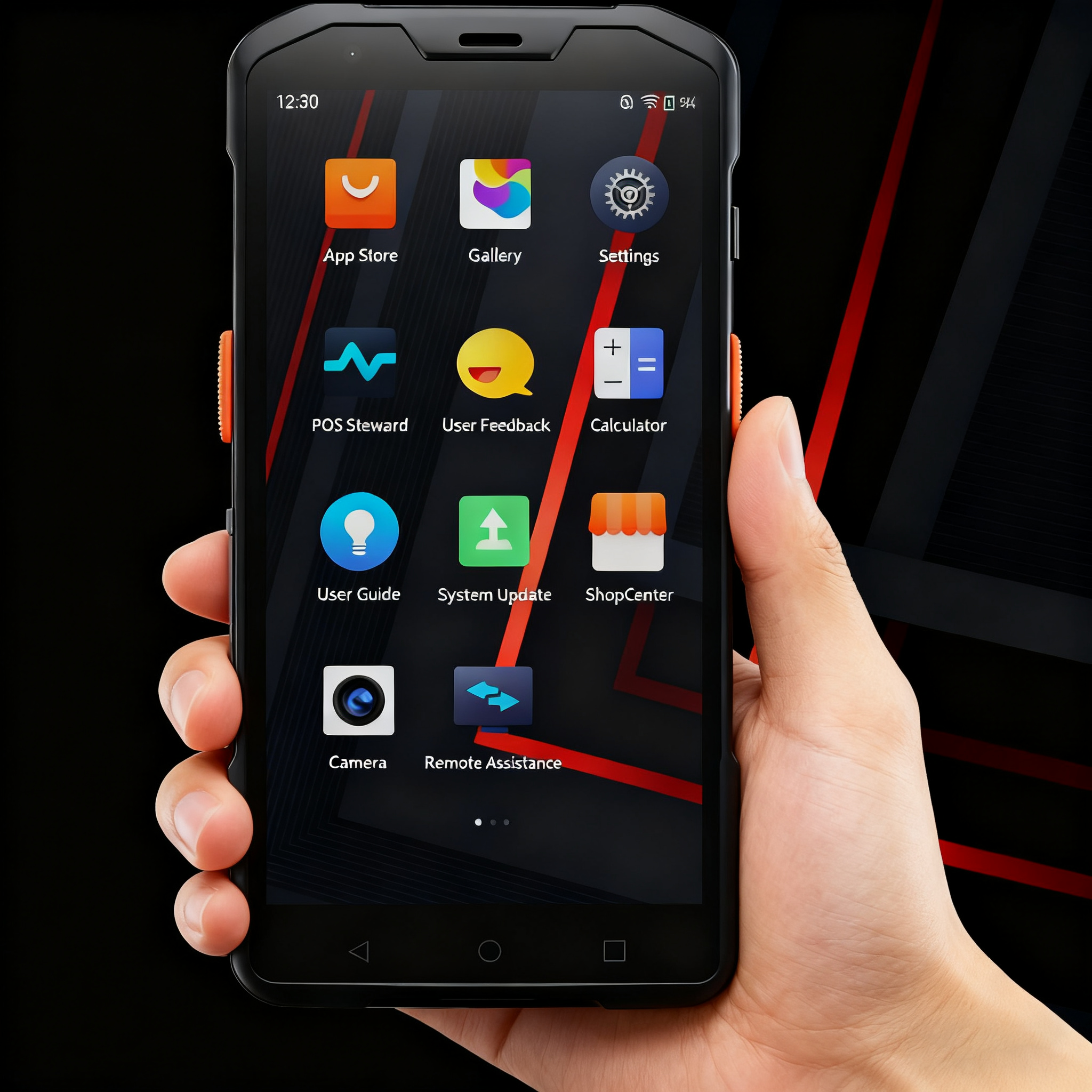 SUNMI L2H Handheld POS Terminal 5G, Wi-Fi 6, Fingerprint Sensor, Multi-Port Connectivity