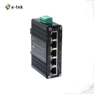 Mini 5-Port Industrial Gigabit Ethernet Switch with Advanced Management Features