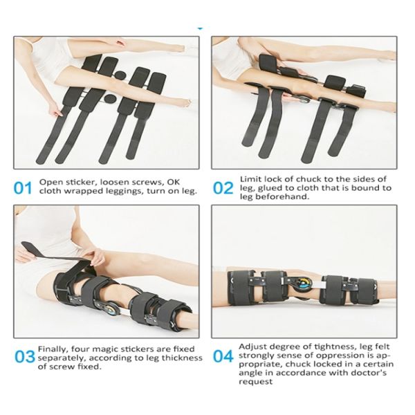 S M L Orthopedic Knee Support / Comfortable Orthotic Knee Joints Splint