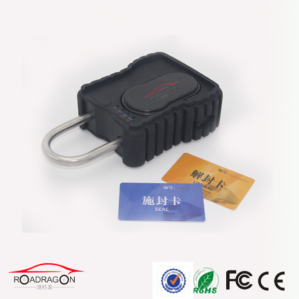 Long Lasting Battery GPS Container Lock Cargo NFC RFID Opening Light Sensor