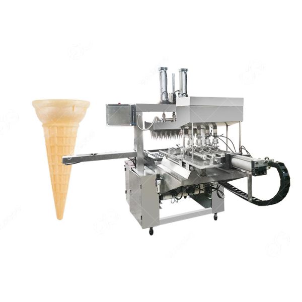 Ice Cream Cone Machine For Cupcake SUS Customized Cupcake Cone Making Machine High Speed 2600PCS/H