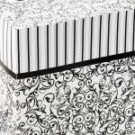 Simple Pattern Customized Size Cardboard Storage Boxes