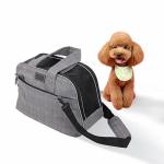 Polyester / Canvas Puppy Airline Carrier Bag , Soft Sided Dog Crates Airline