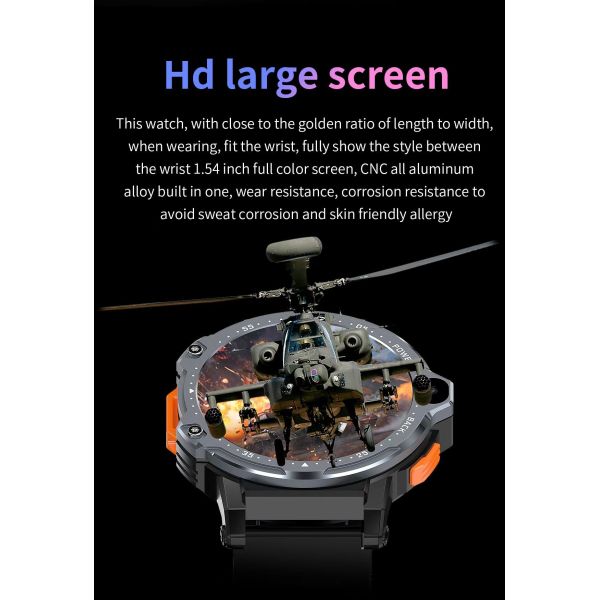 PG999 Dual Camera SmartWatch 2MP + 5MP Android Mobile Smartwatch With Wifi And Camera