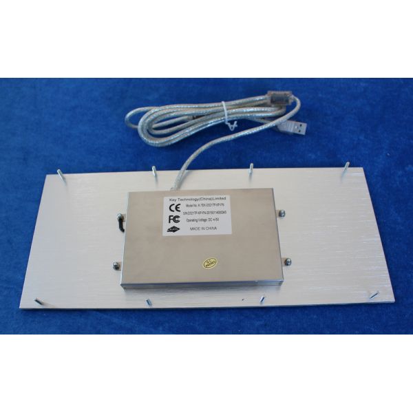 108 key IP65 top panel mounting industrial membrane waterproof keyboard with touchpad