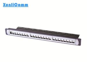 Quality Space Saving Network Switch Patch Panel Cool Rolling Steel With Static Plastic Spraying for sale