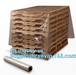 Quality Outdoor pallet wrap wholesalers greenhouse coverings clear plastic hood protector, moisture proof reusable virgin plasti for sale