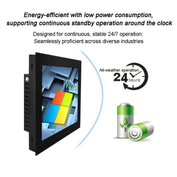 Fanless Waterproof 15 Inch Large Industrial Rugged Tablet Core 10th I5 All in One Pcs Embedded Touchscreen Computers