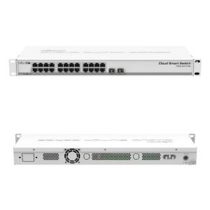 Quality Two SFP+ Port Datacom Switches SwOS Powered 24 Port Gigabit Ethernet Switch for sale