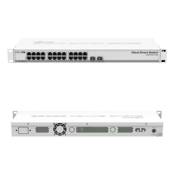 Buy Two SFP+ Port Datacom Switches SwOS Powered 24 Port Gigabit Ethernet Switch at wholesale prices